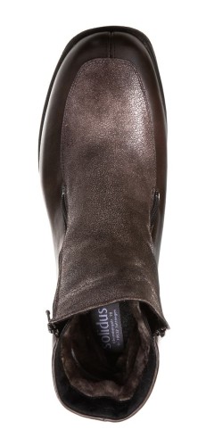 Полусапоги женские зимние Solidus Mary Stiefel коричневые фото 4