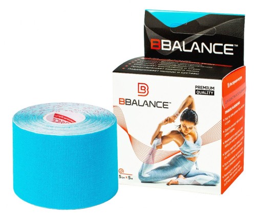 Кинезиотейп BB Tape 5см*5м голубой