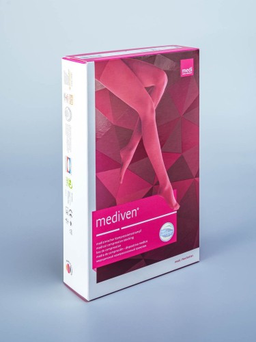 Компрессионные чулки mediven comfort 1 класс компрессии с открытым носком и силиконовой резинкой фото 7