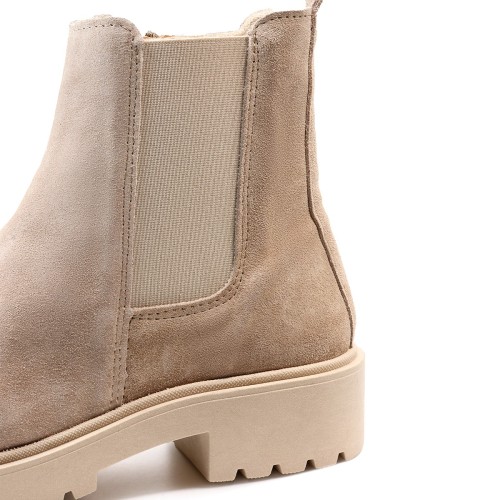 Женские ботинки челси Sacrower, Frankenschuhe, бежевые фото 9